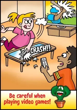Captain Cactus glass safety cartoon 2 by ASAP Glass
