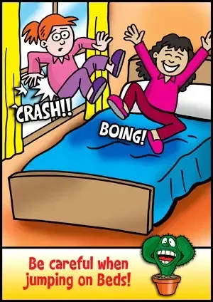 Captain Cactus glass safety cartoon 1 by ASAP Glass