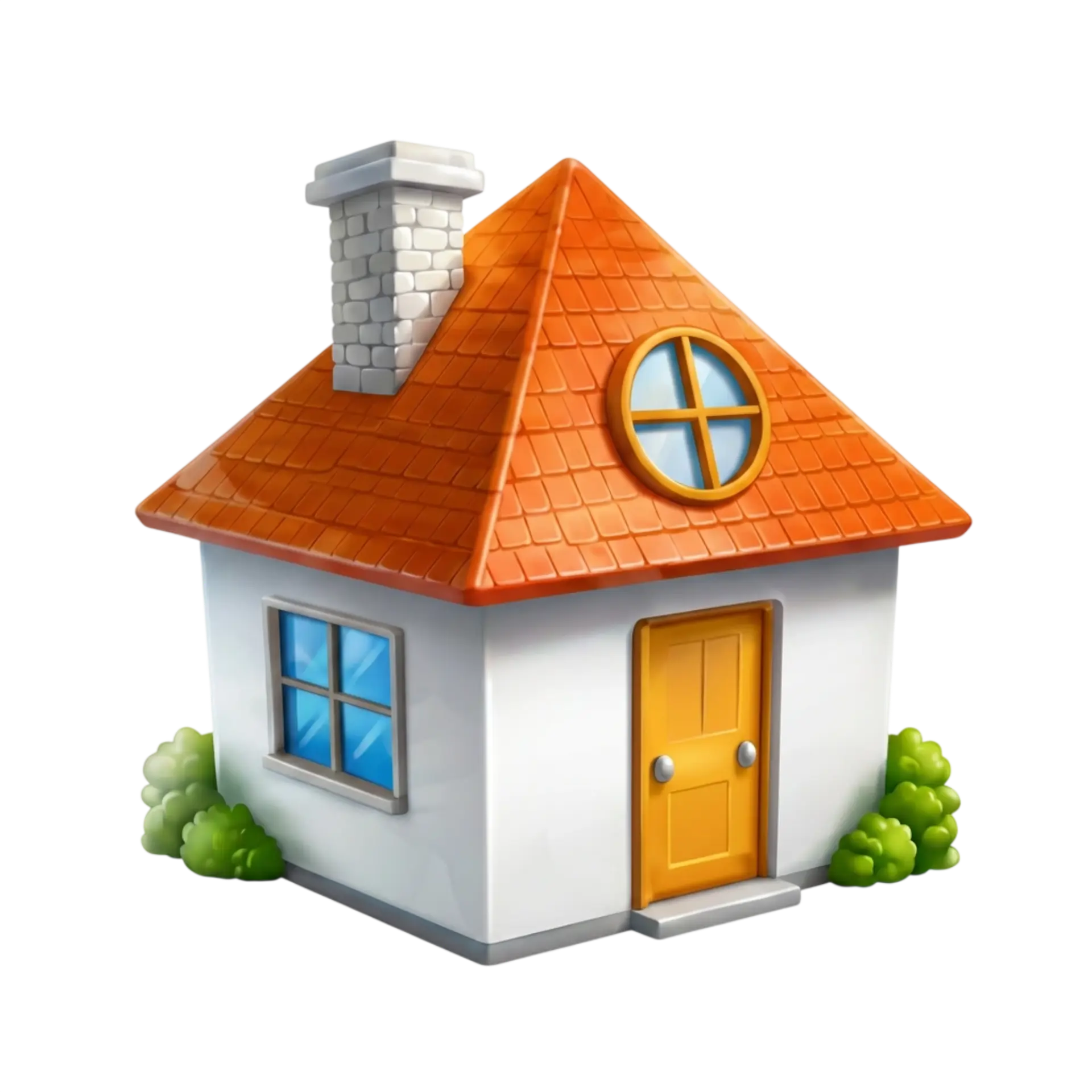 Illustrated house representing residential glass repair enquiries